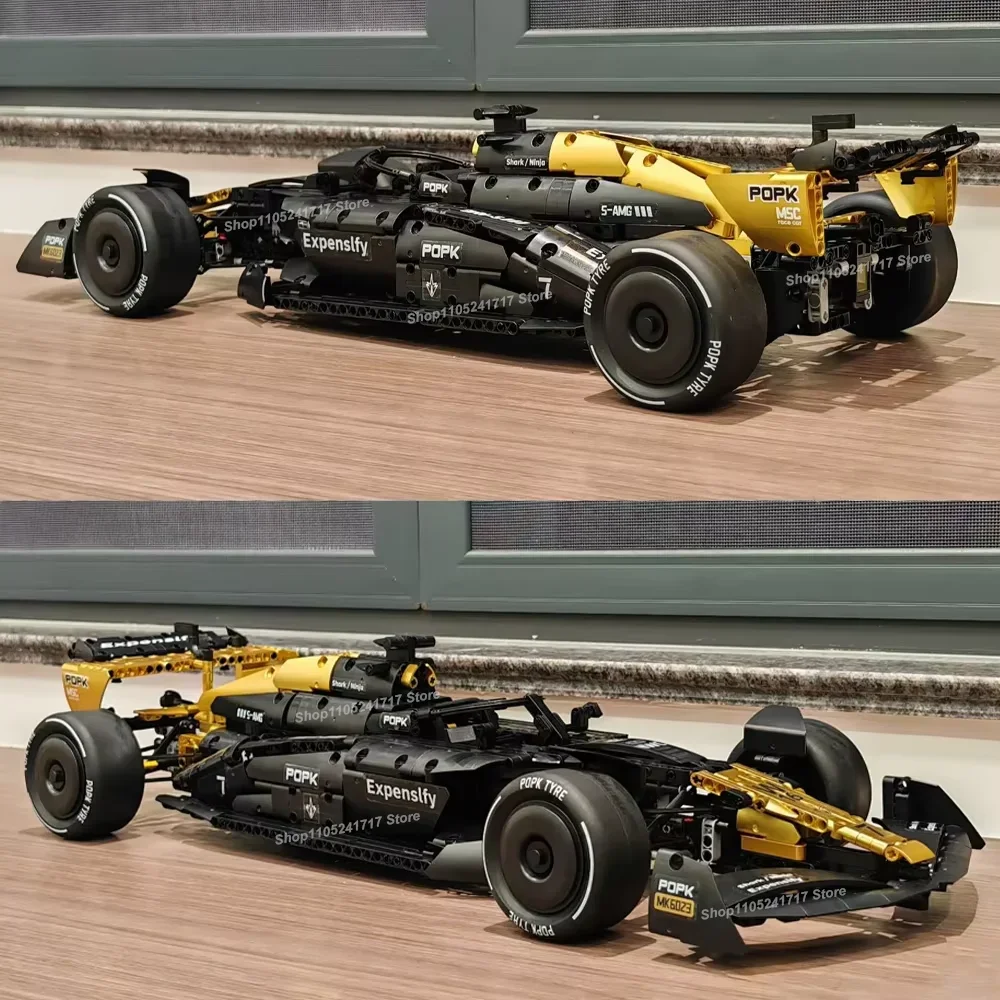 2026 NEW Technical Classic Performance 1969PCS BRAD PITT No.7 Car 1:8 Building Blocks MOC DIY Assembly Model Set Boys Toys Gifts view 4