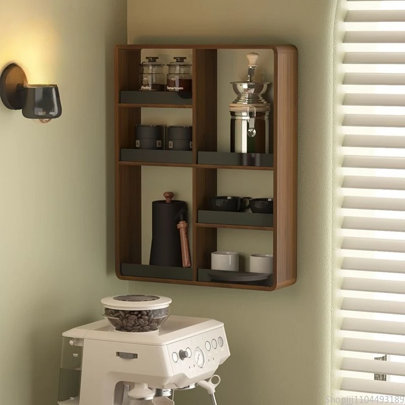 

Wall-Mounted Cup Rack - Heavy Duty Coffee Organizer for Kitchen