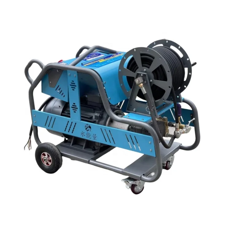 Industrial High Pressure Drain Pipe Cleaning Machine Sewer Dredging Tools