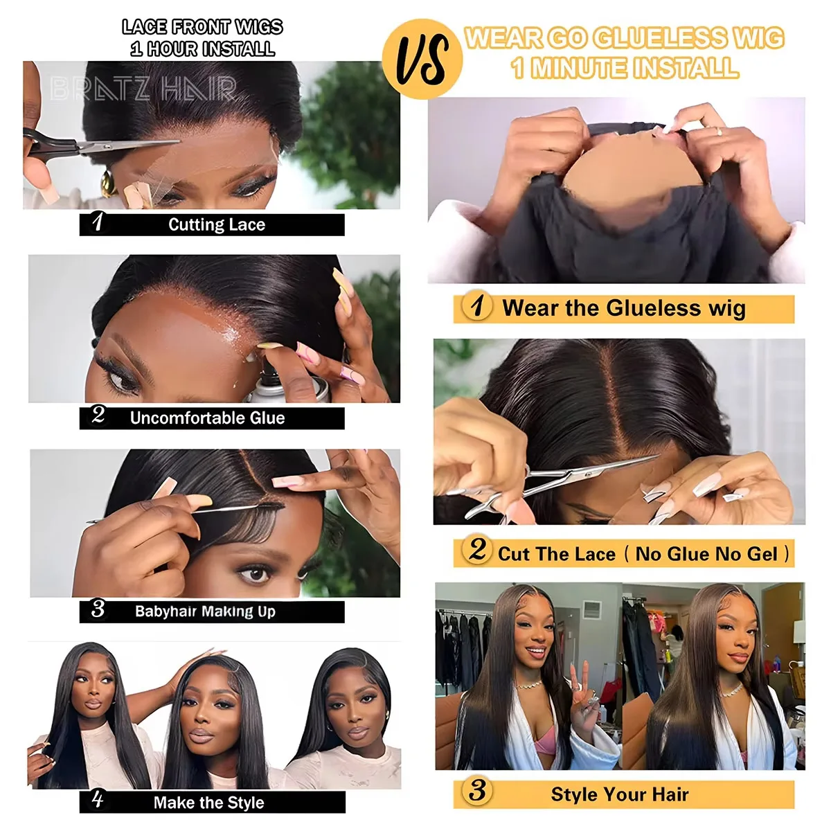 Wear and Go Glueless Bob Wig Human Hair Ombre Burgundy Loose Wave Wig Human Hair 13x4 HD Lace Front T1b/99j Bouncy Curls Wigs view 5