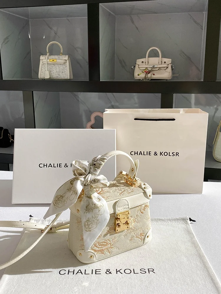 

Cie&Kolsr New Chinese Sle Box Bag Women's Faionable Small Square Handbag Casual Buet ape Soft Leather oulder Bag