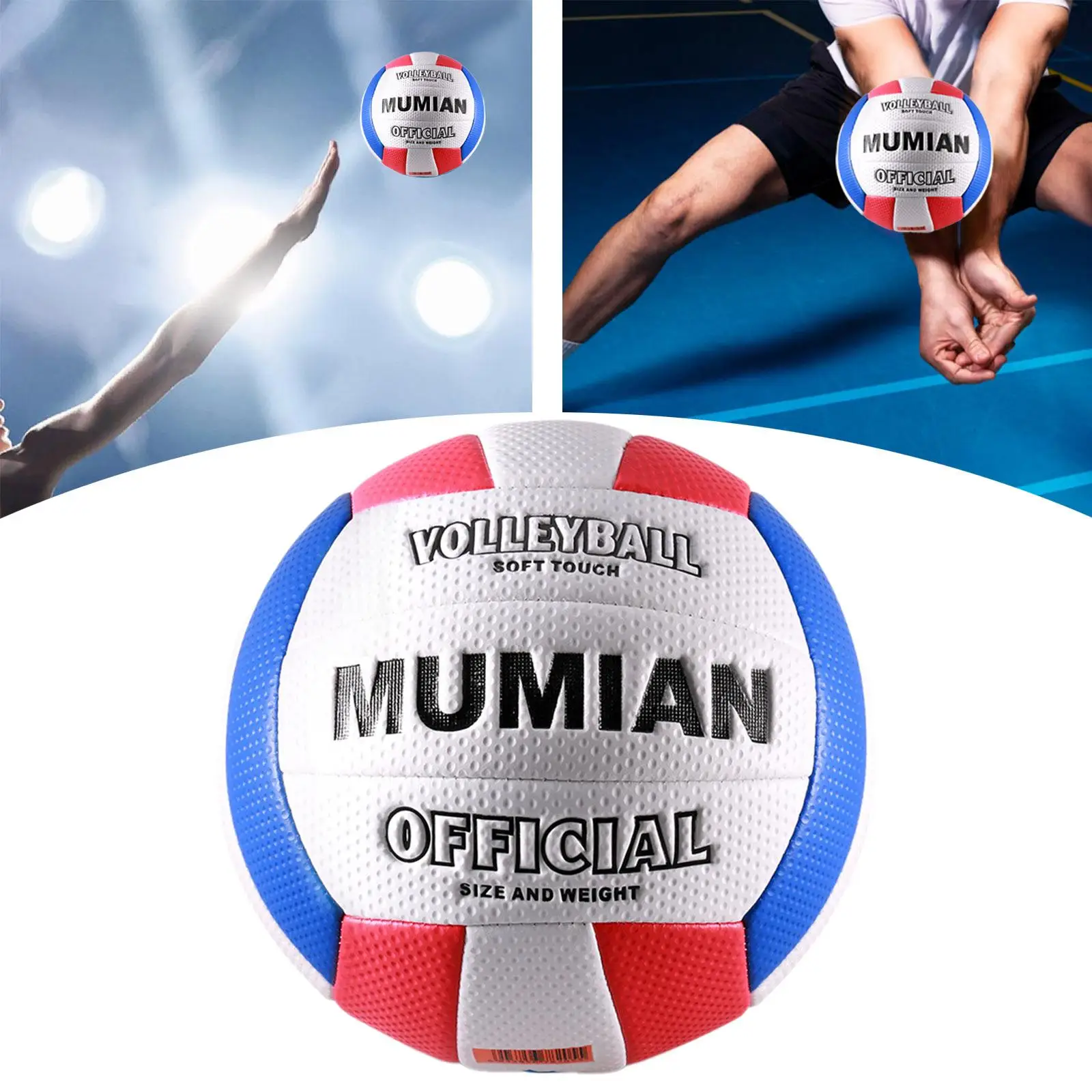 

Indoor Outdoor Volleyball Soft Touch Volley Ball Official Size 5 Volleyballs