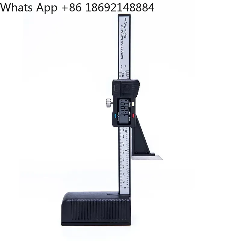 

Digital Height Ruler 150 mm for Woodworking Altitude Measurement Depth Gauge with Magnetic Base Measuring Tool Instrument