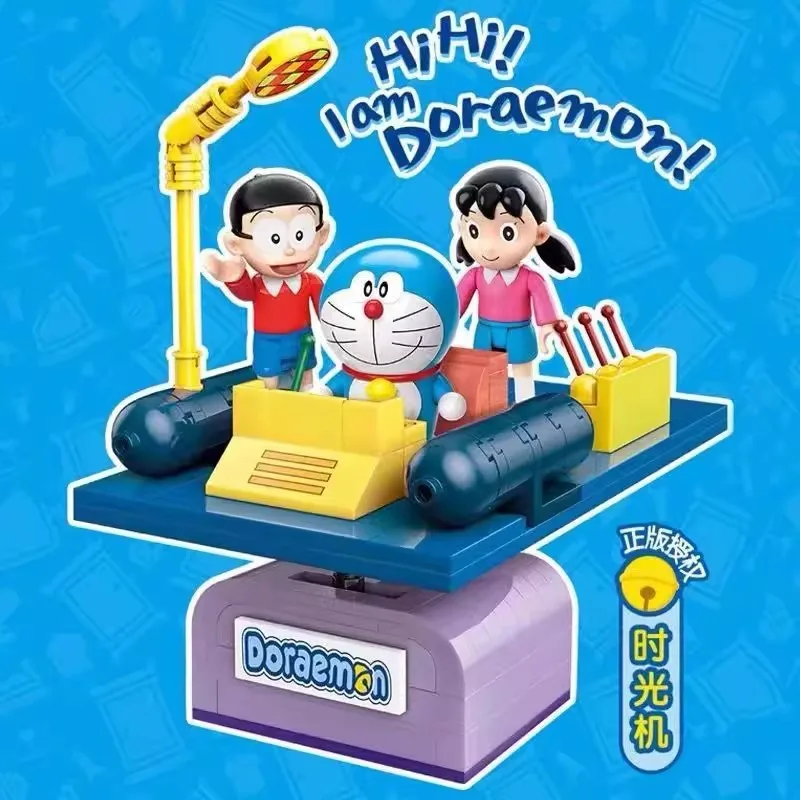 Doraemon Nobita Cartoon Micro Particle Building Blocks Children Assembly Toy Anime figure Boy Girl Kid Gift Cute