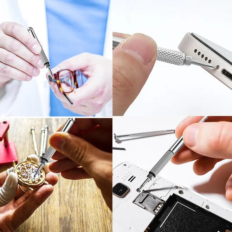 

1/3/5Pcs Mini Hand Glasses Screwdrivers 3-in-1 Spectacle Repair Kits Multifunction Sunglass Watch Glasses Screwdriver Set With