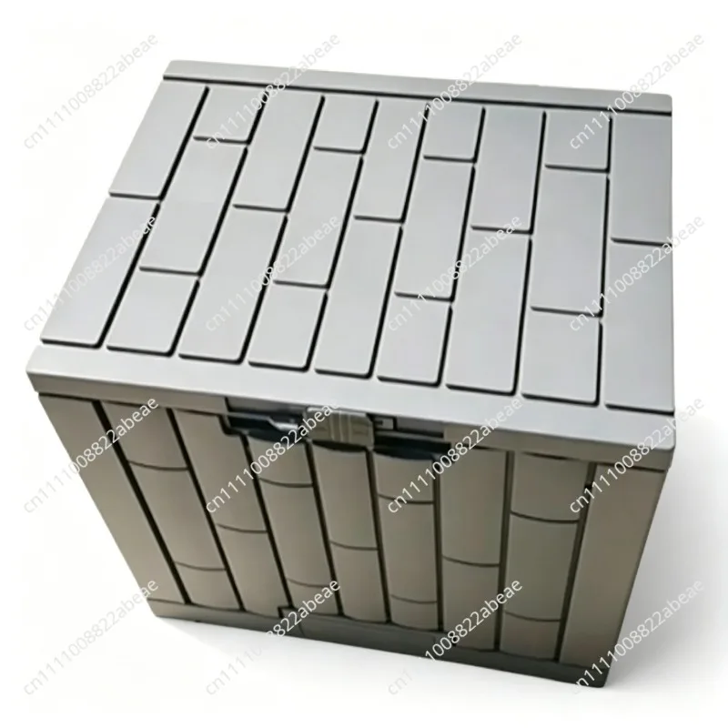 Outdoor dustproof storage box, courtyard garden camping sorting storage tools, poolside waterproof deck storage box