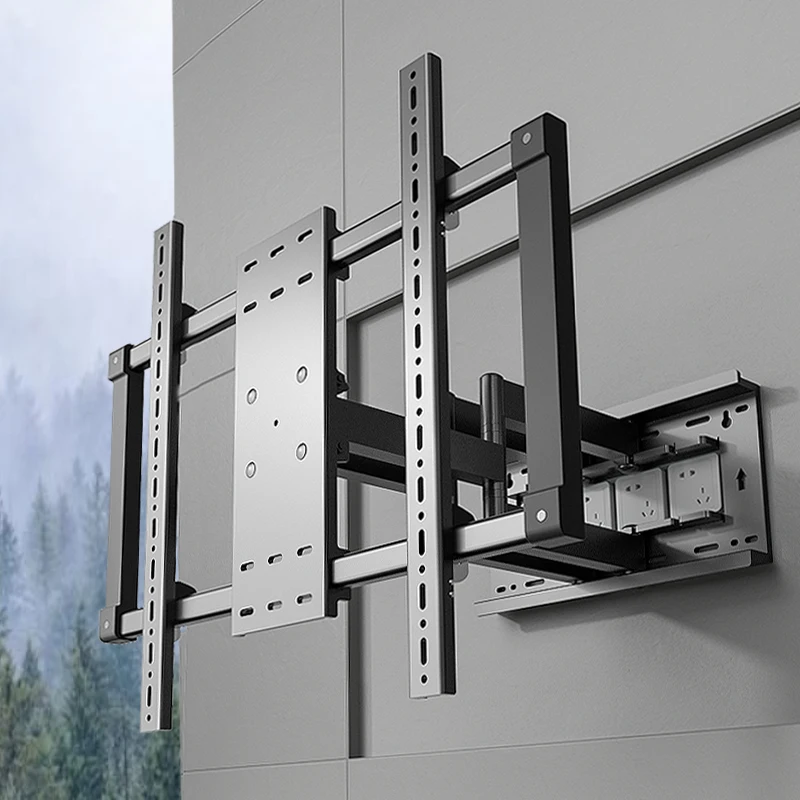 Articulating 6 Arms Rotate TV Wall Mount Full Motion Tilt Bracket Plasma TV Support Base For 50