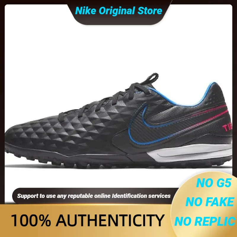 Nike Nike Tiempo Legend 8 Pro TF Black Siren Red Photo Blue Sneakers shoes AT6136-090