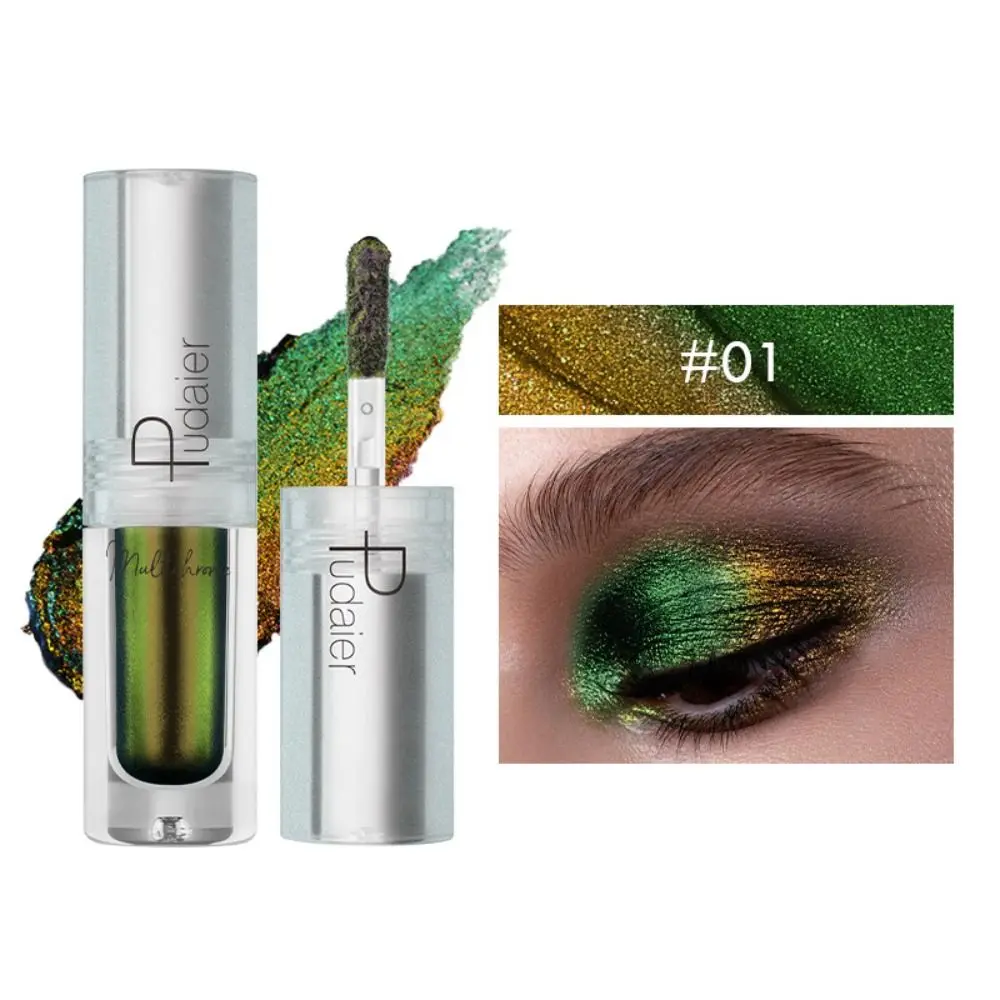 Huidpigment Glanzende Oogschaduw Kleurrijke Eyeliner Kleurveranderende Oogglitter Glitter Glitter Polariserende Vloeibare Oogschaduw Cosmetica Party