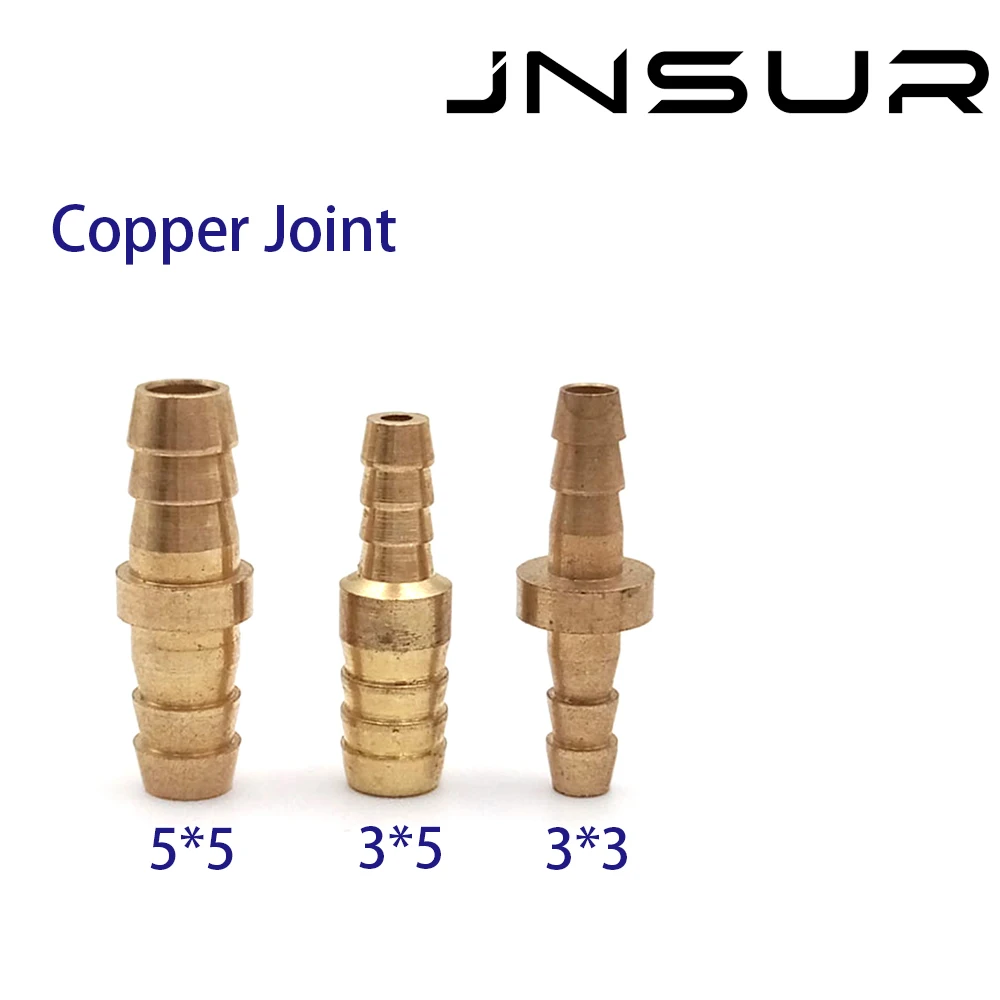 

JNSUR 3pcs/set Straight Copper Joint Dental Chair Air/Water Pipe Customized Nozzle Dental Unit Joints Spare Parts Dentistry