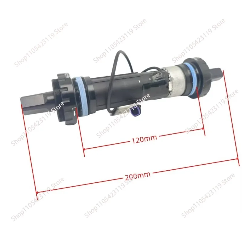 For PA261 Octagonal Torque Center Shaft Sensor 120mm Opening Width, Total Length 200mm Special-shaped Purple Plug Torque Sensor