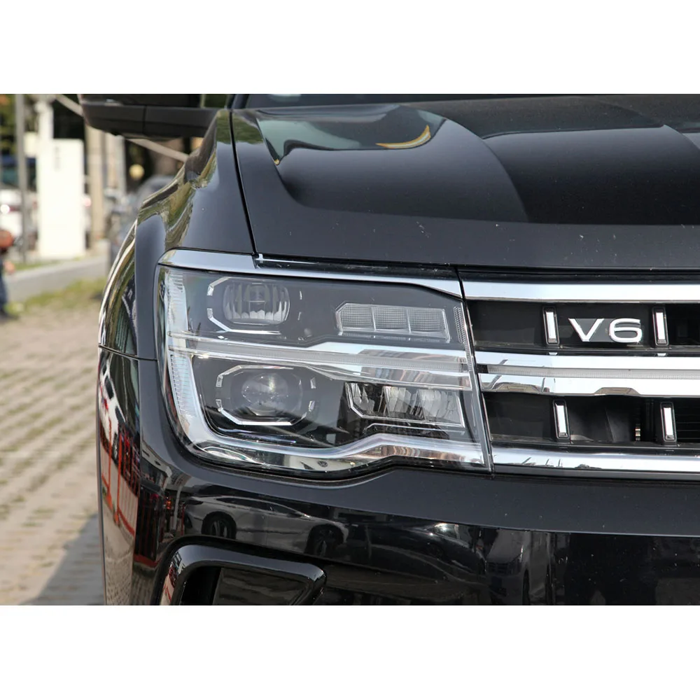 For Volkswagen VW Teramont 2021 2022 2023 2024 Low Front Headlamp Cover Transparent PC Lampshade Headlight Shell Lens Plexiglass