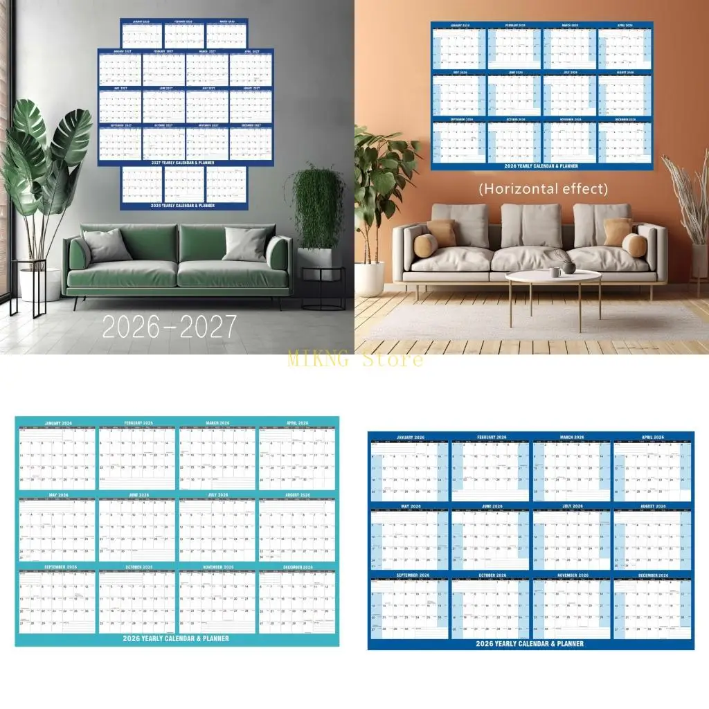 

2026 English Wall Calendar With Premium Paper Friendly Design Easy Wall Hanging best sale