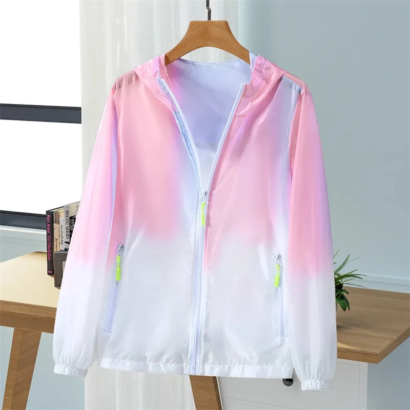 

Солнцезащитное пальто для женщин, новинка лета 2025 года, верхняя одежда, большой размер 7XL, модная солнцезащитная одежда из ледяного шелка, куртка, тонкое пальто, женский топ