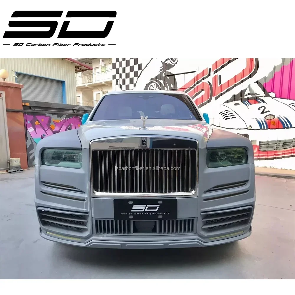 Update To MSY Style Car Dry Glass Fiber Full Set Wide Body Kit For Roll-s Roy-ce Cullinan Body kits