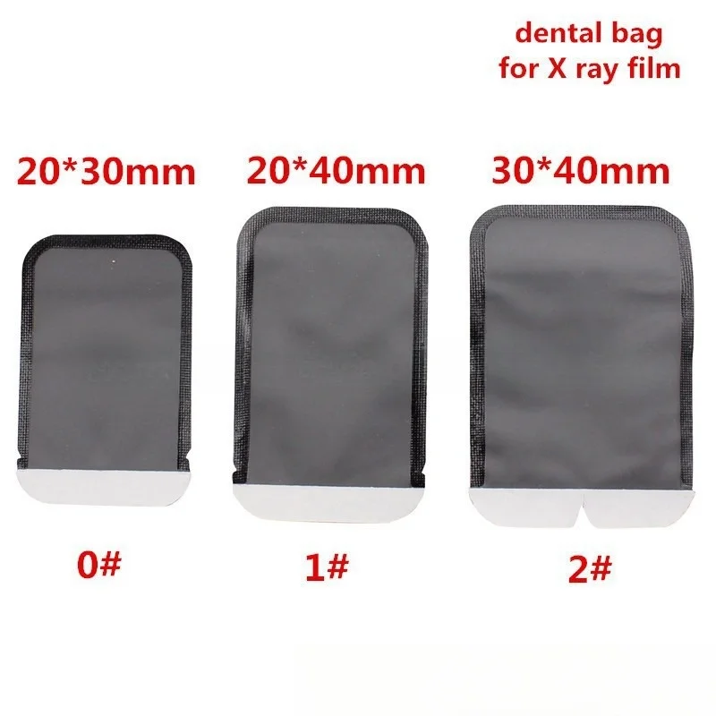 3 PCS Dental Dental Film Cover X-ray Protective Cover IP Bag Dental Film Bag 0 # 1 # 2#