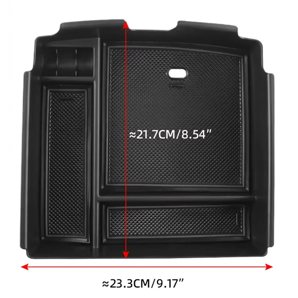 Für KIA Carnival KA4 2020 2021 2022 2023 2024 2025 ABS Auto-Armlehnen-Aufbewahrungsbox Mittelkonsolen-Organizer-Ablage Auto-Zubehör – Detail 2