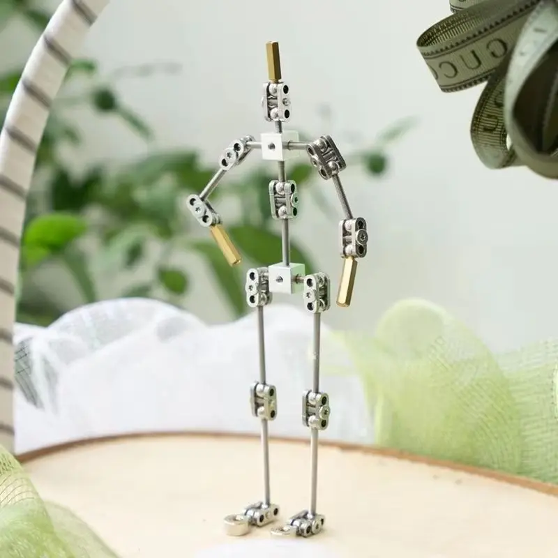 Armature Kit - DIY Metal Puppet Figure Skeleton, Easy To Assemble, Animated Character Design, For Stop Motion Animation-AT36