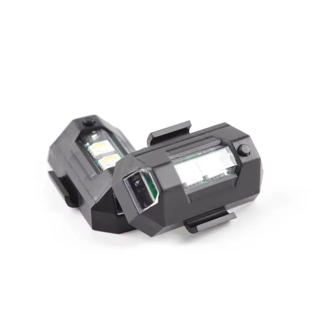 Portable Manual Switch Strobe Light Seven Colors USB Charging Warning Light Emergency Flash Kite Warning Light