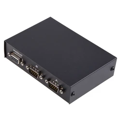 PC Printer DB9 Pin Serial RS232 Switch Box Metal Housing for Case Manual RS232 Switcher for PC Sharing to Serial Device