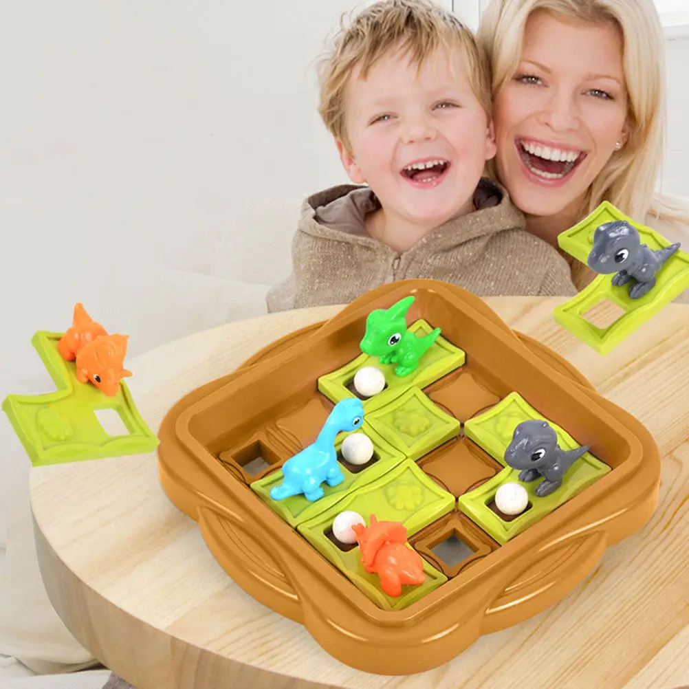 

Dinosaur Puzzle Toy Finding Routes Board Game Animal Track Early Educational Logic