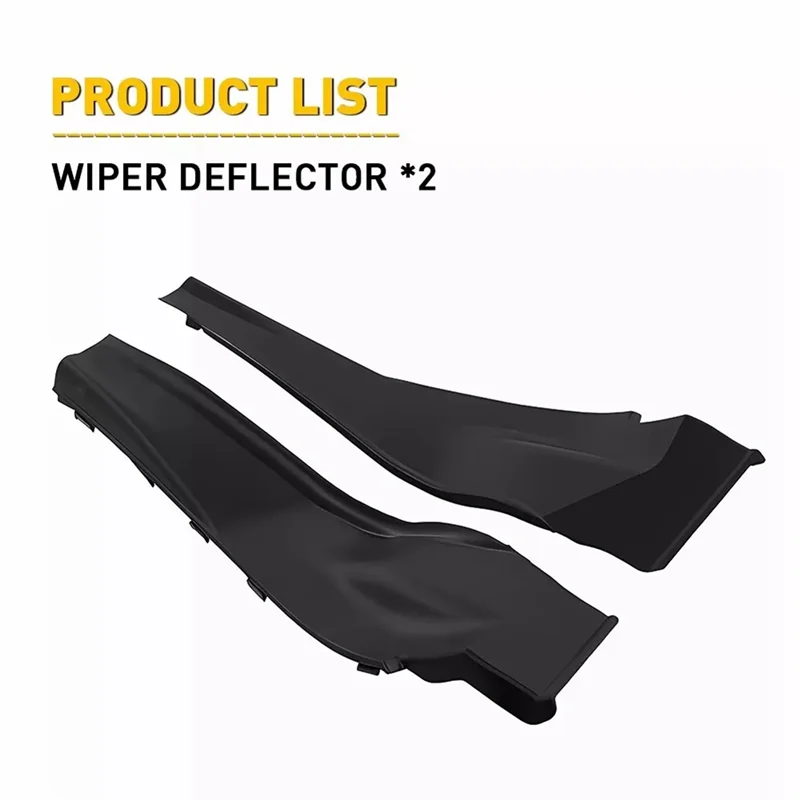 

1Pair Front Corner Windshield Wiper Cowl Cover 66894-3TA0A 66895-3TA0A For Nissan Altima 2013-2015 Extension Trim Panel