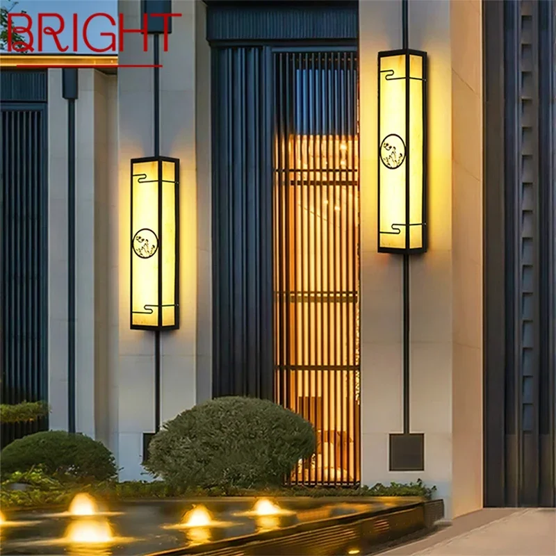 BRIGHT Contemporary LED Outdoor Wall Lamps Simplicity Waterproof Balcony Hallway Courtyard Villa Gate Hotel