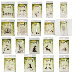 Lanternes de la forêt matrices de découpe en métal et tampons transparents pour bricolage Scrapbook papier artisanat fait à la main carte Album poinçon Art Cutter 2024 nouveau