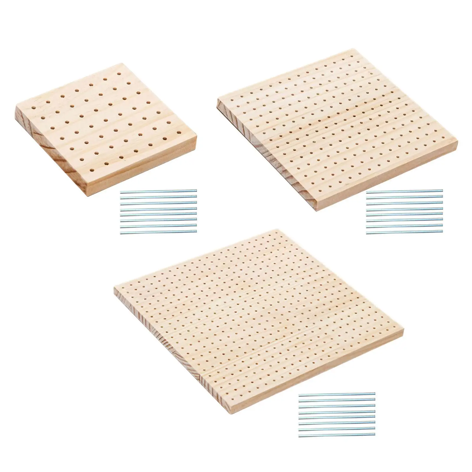

Crochet Blocking Boards Gifts Crochet Supplies Pegboard for Crochet Blocking with Pegs for Granny Squares Crocheting Needlework