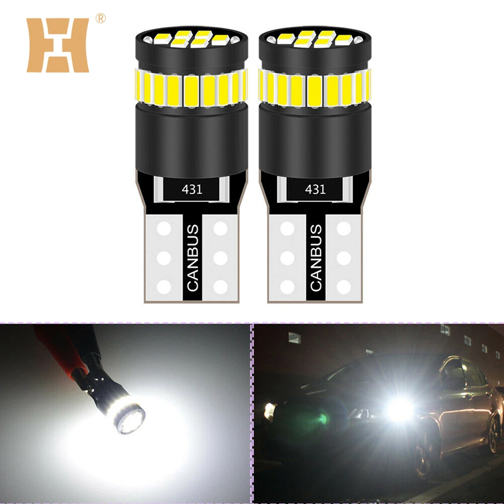 

Car Super White W5W Signal Lights 2pcs 24SMD LED 194 2825 168 Map Dome License Plate Light Bulbs Car Led Lamp Accessories