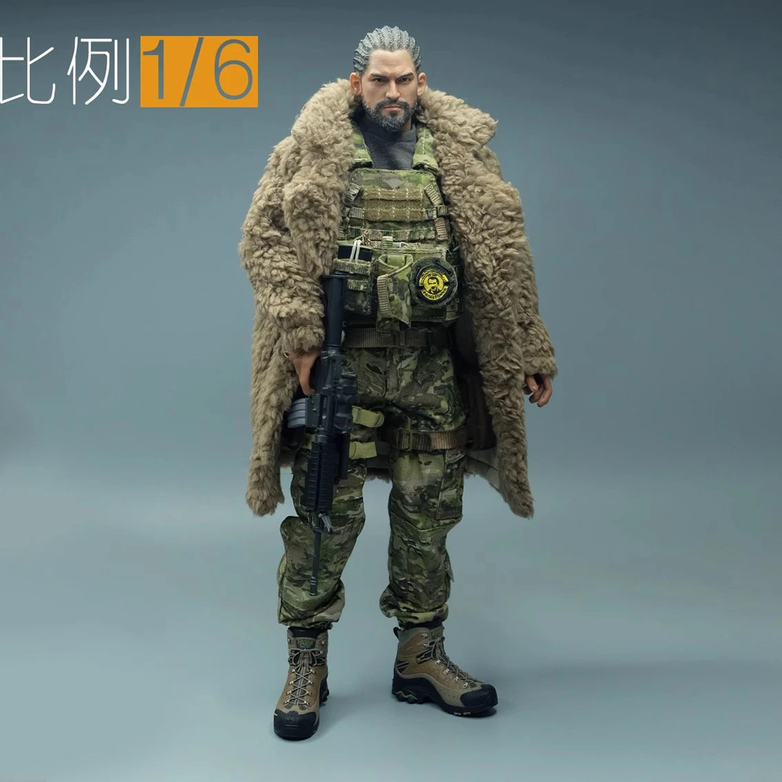 

SS DAM HT 1/6 Soldier Clothing Accessories Afghanistan Hair Overcoat Coat Model Fit 12'' Action Figure Body In Stock