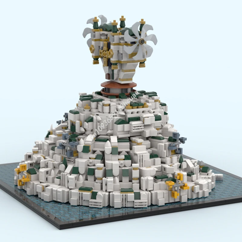 3164 Uds. MOC Scala ad Caelum arquitectura bloques de construcción montar juguete de Navidad regalo idea creativa educación ladrillo niños