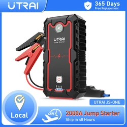UTRAI Power Bank 2000A Jump Starter Portable Charger Car Booster 12V Auto Starting Device Emergency Car Battery Starter