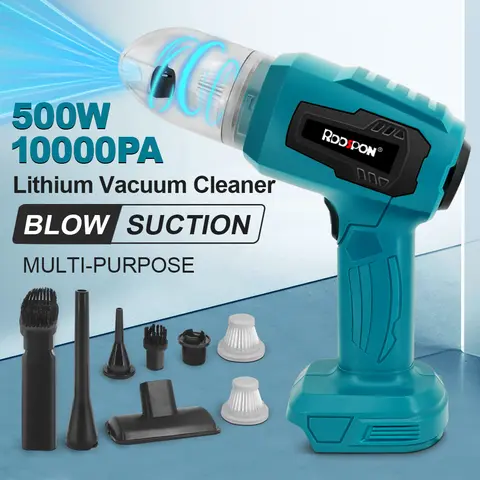 휴대용 자동차 진공 청소기 무선 핸드 헬드 먼지 떨이 Makita 18V 배터리 용 바닥 카펫 헤어 청소용 전기 공기 송풍기