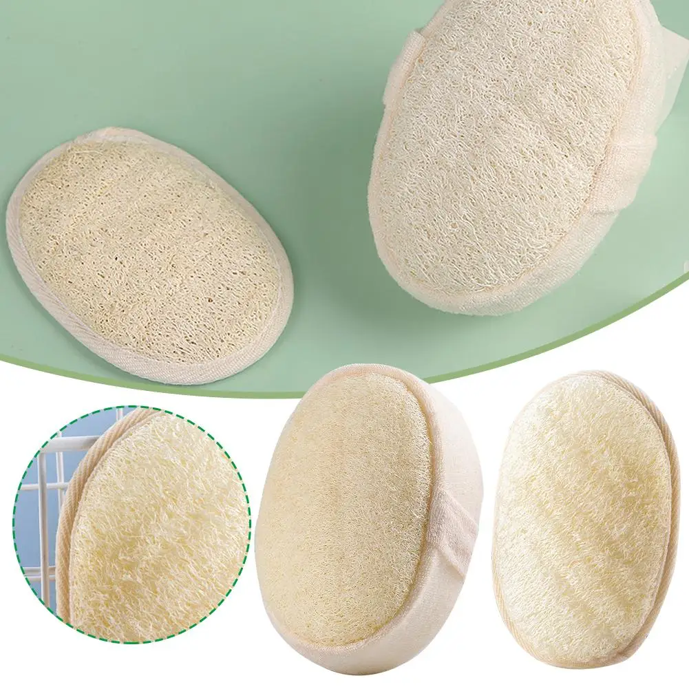 Natural Loofah Sponge Bath Ball Shower Rub For Whole Body Healthy Massage Brush Scrubber Exfoliator Bathing Massage Brush P N4X2