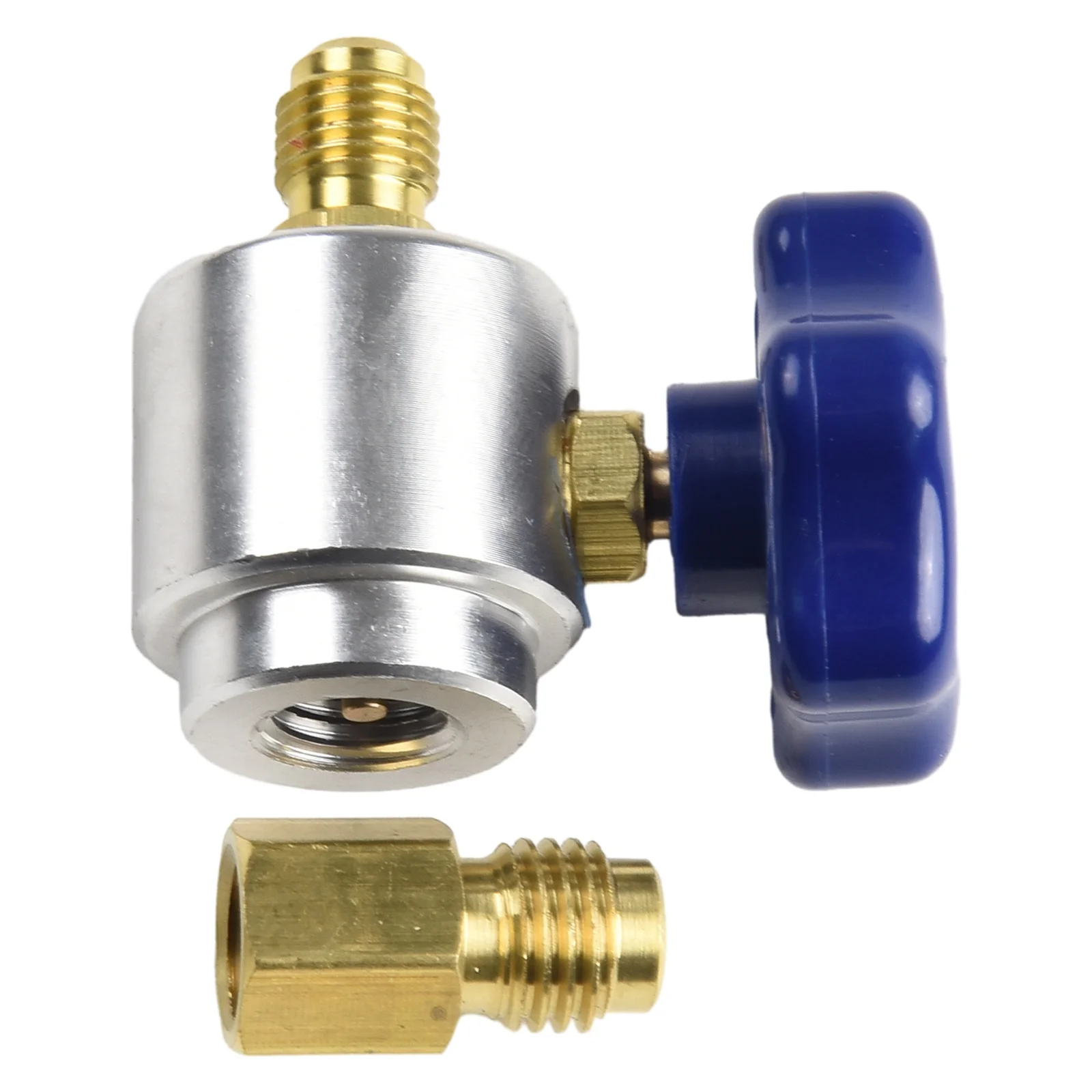 1 Set For R134A Bottle Opener Opening Valve Self Sealing For R134A Can Tap Valve Dispenser F A/C Charging Hose AD01 Convertor
