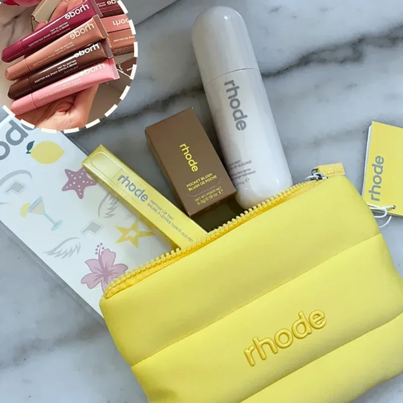 Mode nouveau produit limité nouveau sac à bulles couleur des lèvres rouge à lèvres nettoyage du visage crème pour le visage ensemble de maquillage boîte de maquillage adapté aux femmes