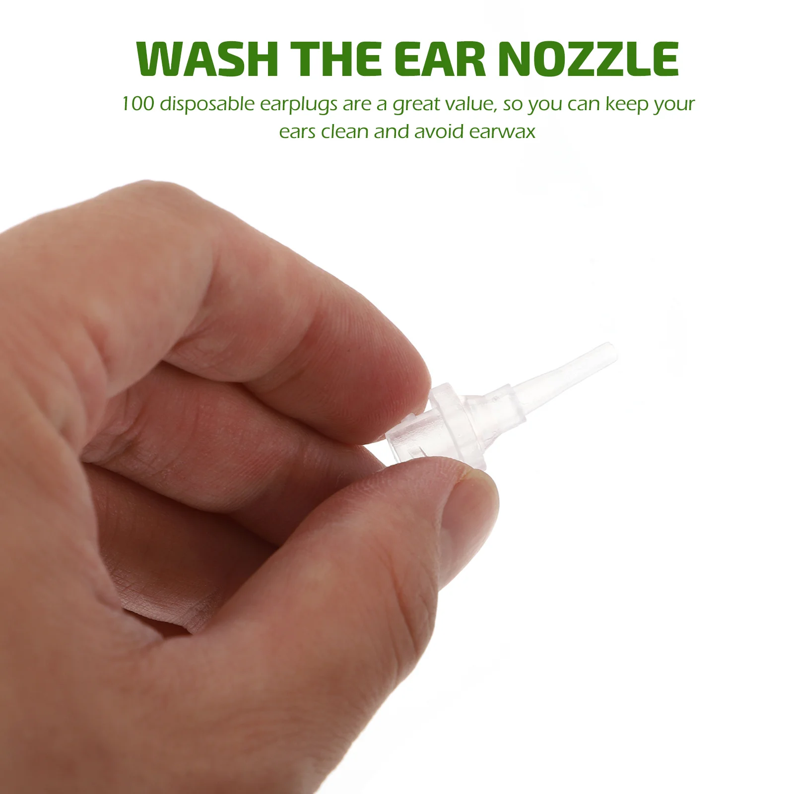 

10 шт. одноразовые насадки для мытья ушей, сменные трубки для инструмента для чистки ушей, мягкие, гибкие, безопасные для семейного использования, сильное соединение