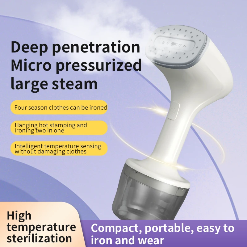 

Ручной отпариватель для одежды, 1000 Вт, электрический бытовой паровой утюг для ткани, 260 мл, портативный вертикальный быстрый нагрев для глажки одежды