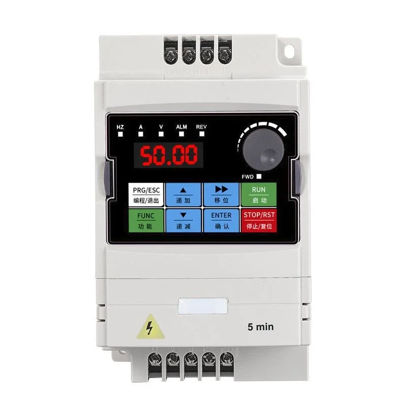 Variable frequency drive 0.75/1.5/2.2/5.5/7.5KW three-phase 380V motor fan speed controller