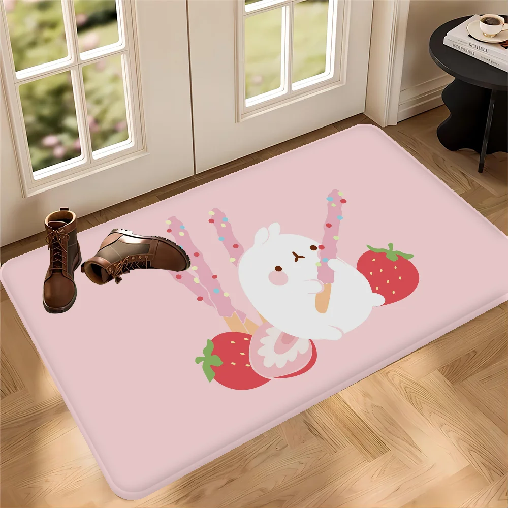 M-Molang S-Super Hallway Carpet Non-Slip Laundry Room Mat Laundry Decor Balcony Child Living Room Bedside Area Rugs