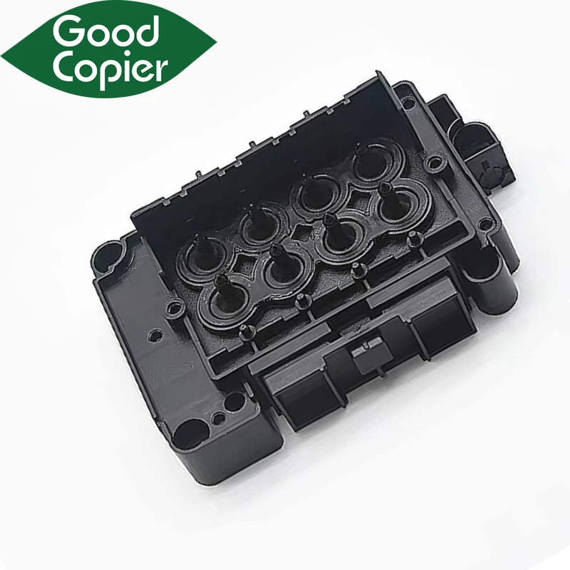 Adaptador de solvente para colector DX7, para Epson 189000, 196000, F189010, 196010, cubierta de cabezal de impresión Eco solvente Xenon DX7, 1 unidad