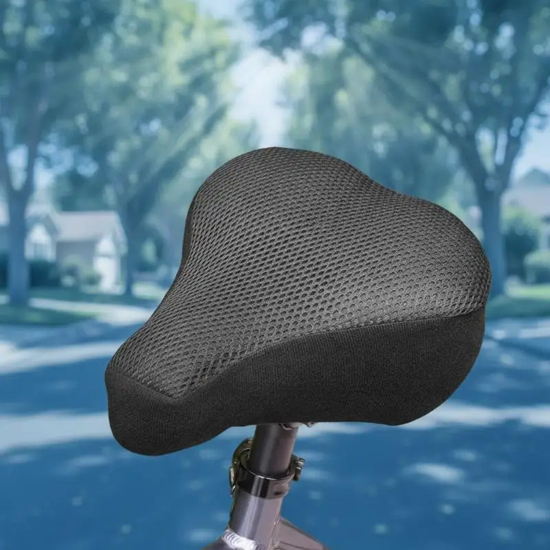 3D-Weiches Fahrradsitzkissen, waschbar, atmungsaktiv, bequemes Polster für Indoor-Spinning-Bikes und Heimtraining – Detail 11