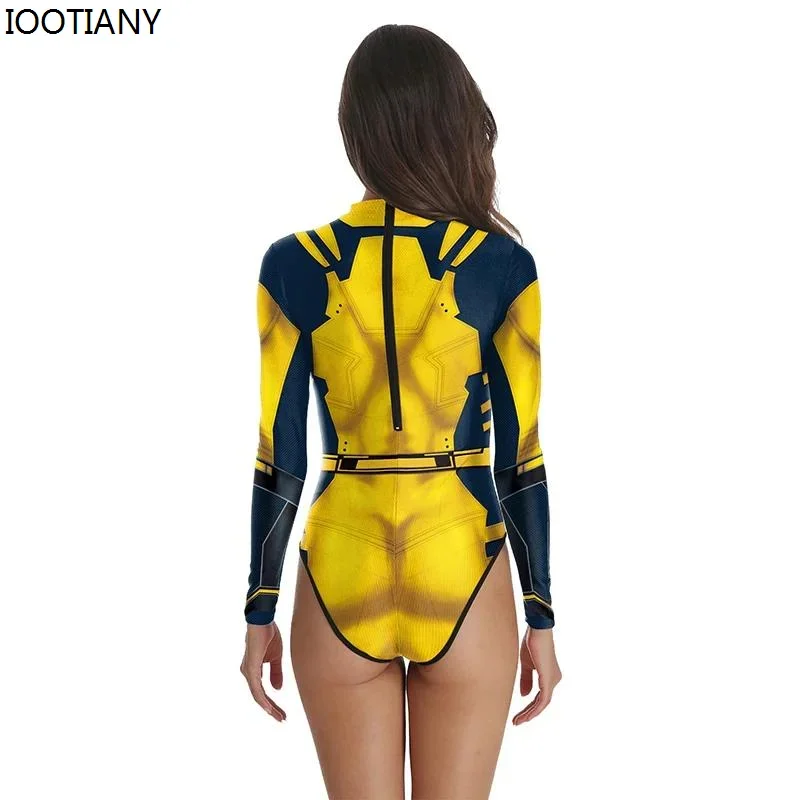 CosplayHalloween فيلم خارقة تأثيري ملابس السباحة النساء ثلاثية الأبعاد الطباعة أنيمي بذلة مثير قطعة واحدة ملابس الصيف بركة حفلة دري