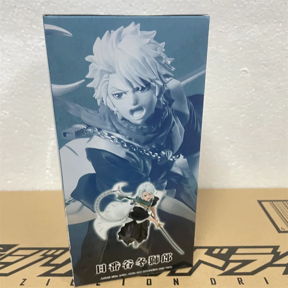 Original bandai ação anime figura lixívia vibração estrelas-toushiro hitsugaya pvc estatueta modelo brinquedos 14cm coletor boneca presentes