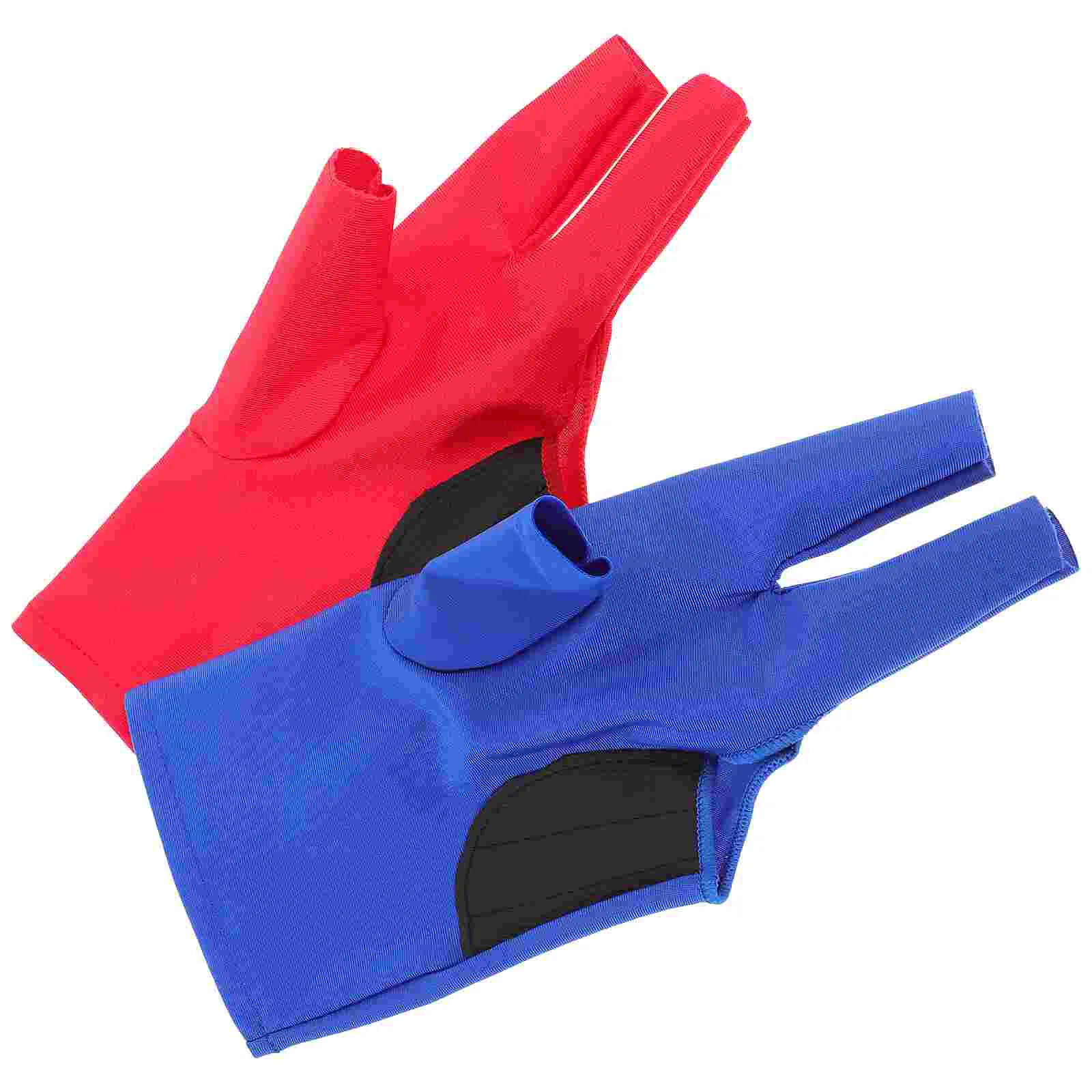 2 Pcs Pool Cue Gloves Protective Supple Breathable Billiard for Men Jin Sports and Women Table Game Accessories