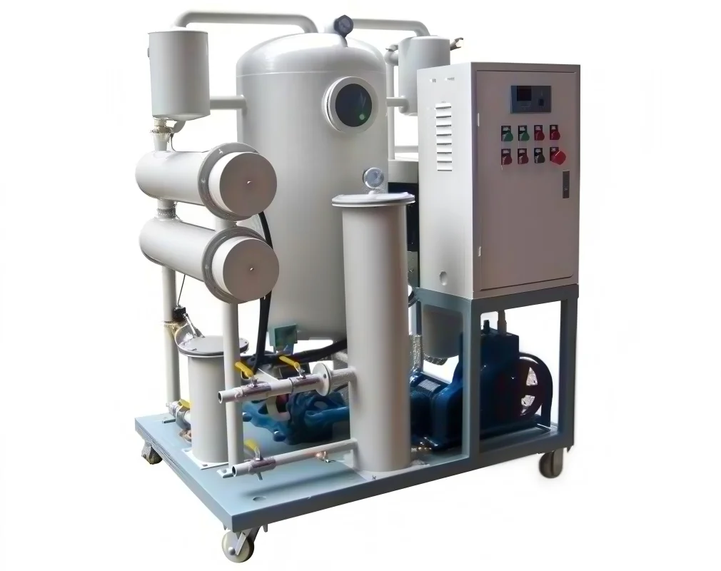 10L/min High-efficiency Single Stage Transformer Oil Flushing Machine Hydraulic Oil Water Separator