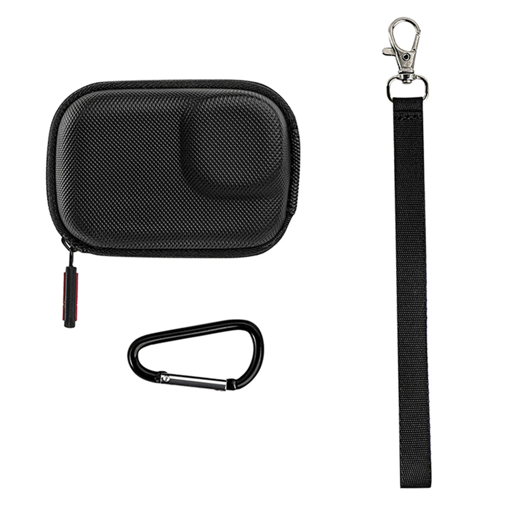 Für dji action3/4/insta360 go3 Standalone Organizer Tasche Sport kamera Schutzhülle mit Selfie Stick