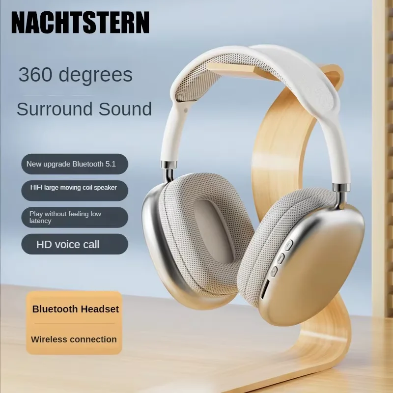 P9 Kabellose Bluetooth-Kopfhörer für Sport und Wandern 5.3 mit Ladeetui, Smart-Headset mit Stereo-Sound für Gaming-Musik