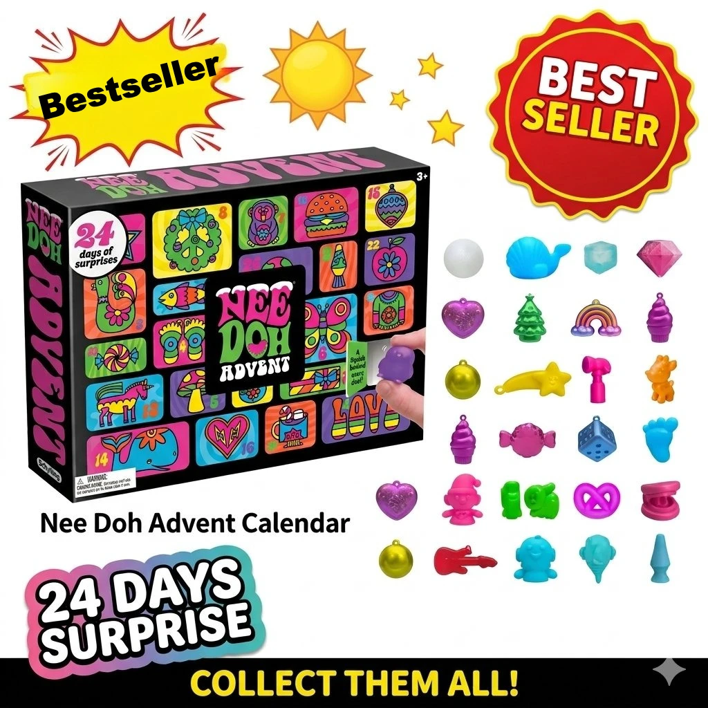 Hunting Blind Fabric - Schylling Needoh's New Christmas Countdown Calendar
